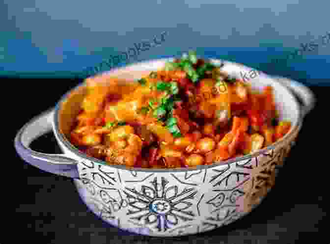 A Bowl Of Vibrant Chakalaka Relish, Showcasing Its Colorful Ingredients. South African Cooking In The USA