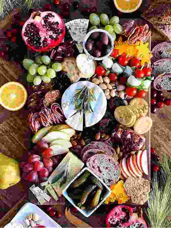 A Deconstructed Charcuterie Board With Cheese, Meat, And Crackers EASY CHARCUTERIE BOARD FOR BEGINNERS: Creative Guide To Arrangements Recipes And Pairings For Any Occasion