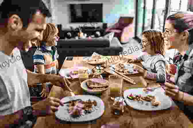 A Family Smiling And Eating Together At The Dinner Table The Super Big Of Easy Delicious Healthy Recipes The Whole Family Will Love : 500+ Recipes You Can Make In 30 Minutes Or Less