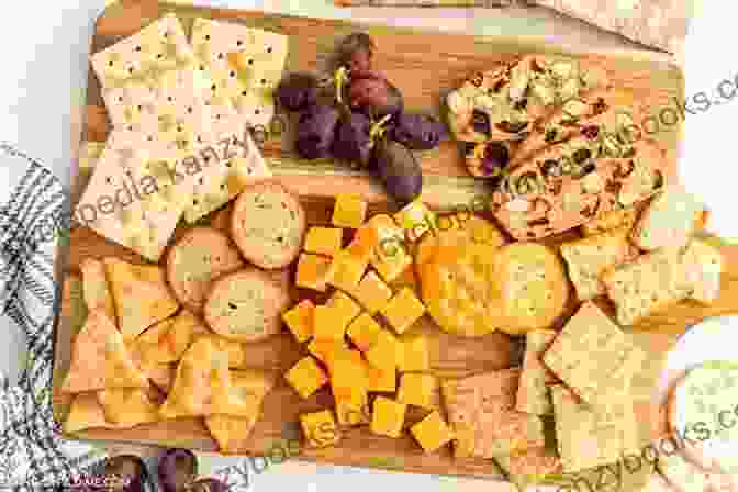 A Selection Of Crackers On A Charcuterie Board EASY CHARCUTERIE BOARD FOR BEGINNERS: Creative Guide To Arrangements Recipes And Pairings For Any Occasion