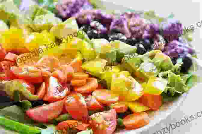 Colorful And Nutritious Vegetarian Salad Bowl Filled With Fresh Produce, Nuts, And Seeds Vegetarian Mediterranean And Tapas Cookbook: 2 In 1: 150 Recipes For Healthy Vegetarian Diet And Dishes From Spain